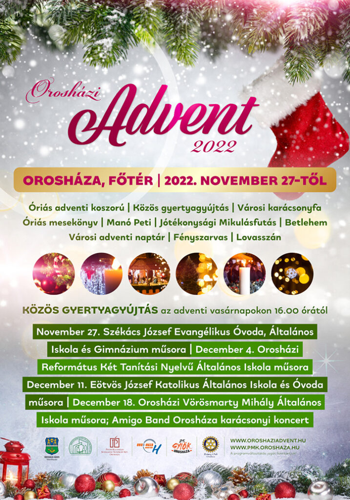 Orosházi Advent 2022 @ Orosháza, Főtér