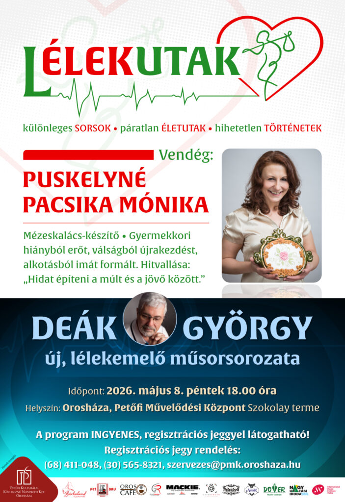 Lélekutak - vendég: Puskelyné Pacsika Mónika @ Petőfi Művelődési Központ 