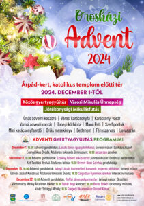 Orosházi Advent 2024 @ Orosháza, Árpád-kert