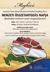 Nemzeti Összetartozás Napja @ Orosháza, Történelmi Emlékpark